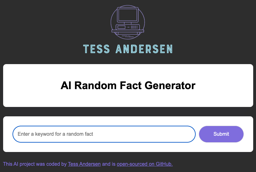 AI Fact Generator